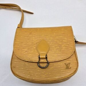 Louis Vuitton Saint-Cloud Mini Tassiri Yellow Epi Leather shoulder bag.